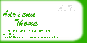 adrienn thoma business card